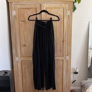 Stevie Hender flowy black pants